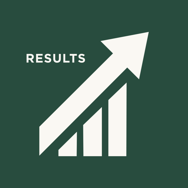Results matter symbol from the Painless stays animation