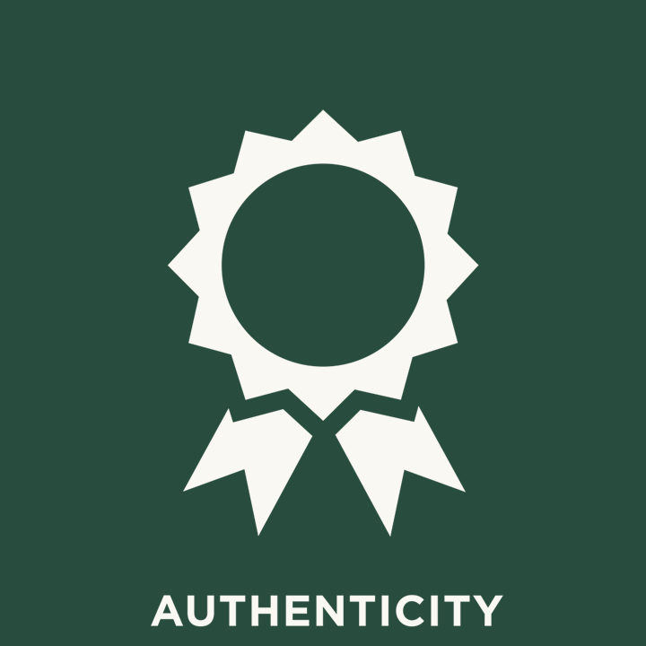 Authenticity symbol from the Painless stays animation